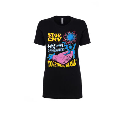 Women's STOP CMV with front and back design  Thumbnail