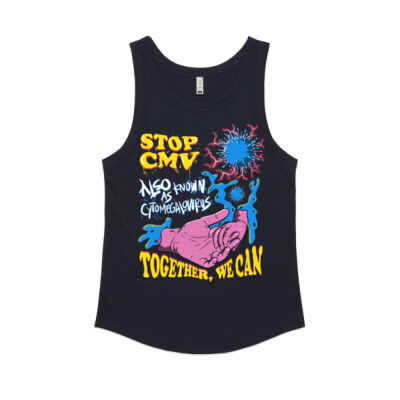 Women's STOP CMV with front and back design  Thumbnail