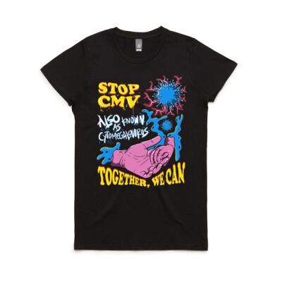 Women's STOP CMV with front and back design  Thumbnail